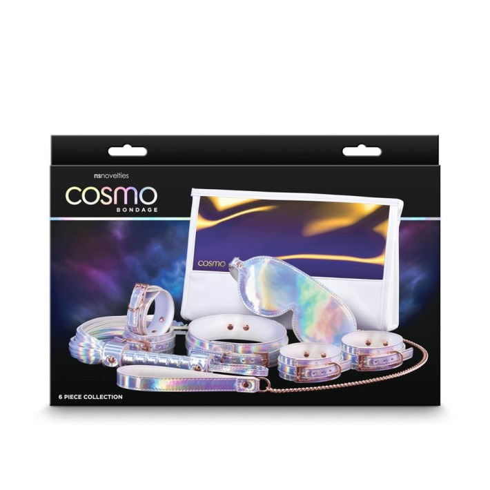 Set Accesorii Erotice Cosmo Bondage Rainbow, 6 Piese 2