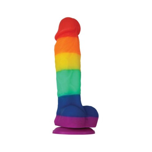 ou, Dildo Curcubeu Colours Pride Edition, 17.5 Cm, pasiune.ro
