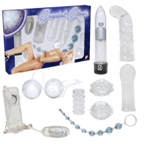 set, Set Jucarii Sexuale Crystal Clear, pasiune.ro