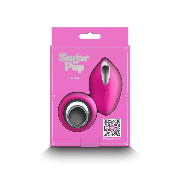 Vibrator Clitoridian Cu Telecomanda Sugar Pop Leila, Roz 3