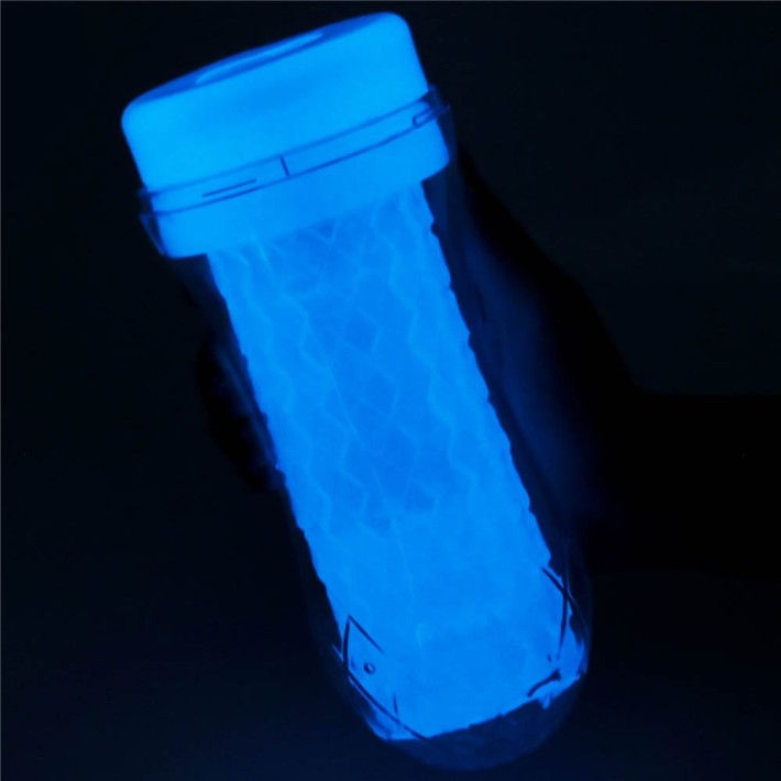 Masturbator Fosforescent Lumino Play Ribbed 12