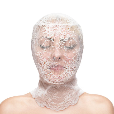 Pagina 2 - Masti, Fetish & Fashion - Lace Hood - White - Alternate Package, pasiune.ro