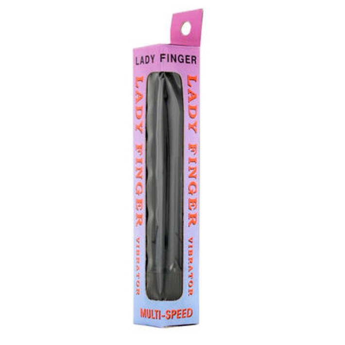 Vibrator Lady Finger, Negru, 13 Cm 2
