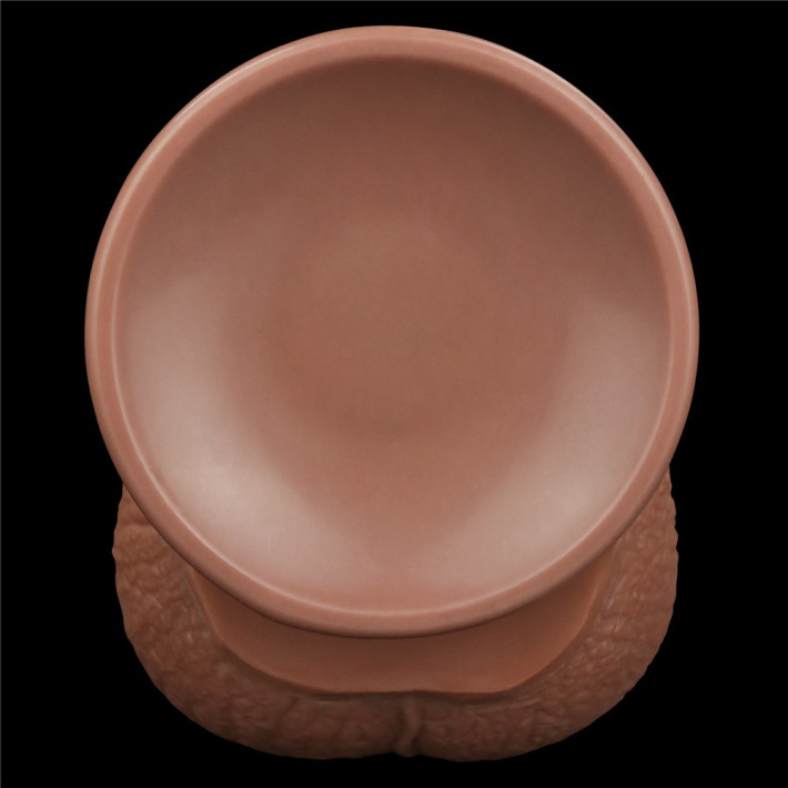 Dildo Ultra Realistic King Sized Sliding Skin Dual Layer Dong, Brun, 34 Cm 5