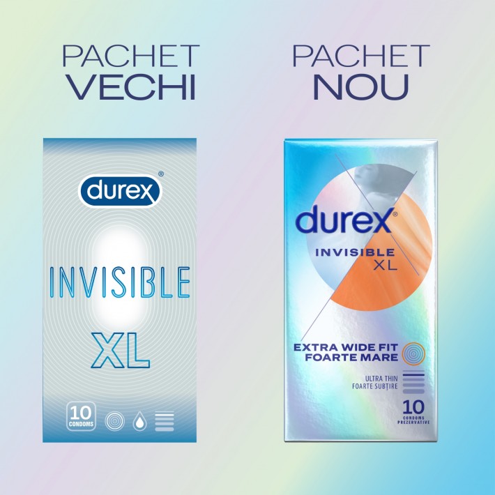 Prezervative Durex Invisible Xl, 10 Buc 2