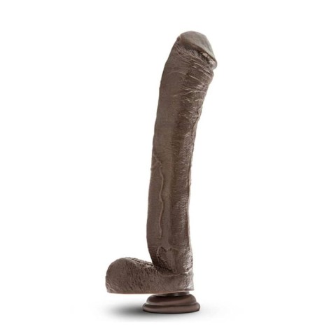 Blush, Dildo Clasic Dr. Skin Mr. Ed, Ciocolatiu, 33 Cm, pasiune.ro
