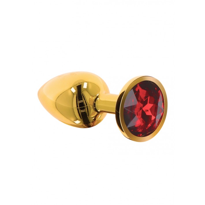 Plug Anal Gold Cu Piatra Jewel M 2