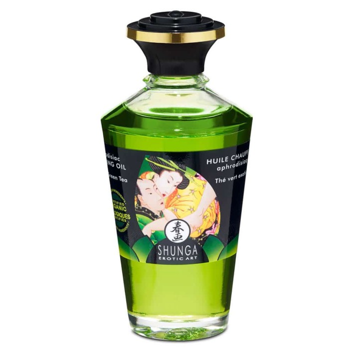 Ulei Afrodisiac Cu Efect De Caldura Exotic Green Tea, 100 Ml 2