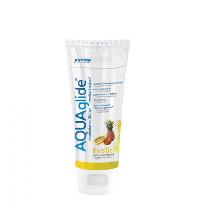 Lubrifiant Aquaglide Cu Aroma De Fructe Exotice, 100 Ml 2