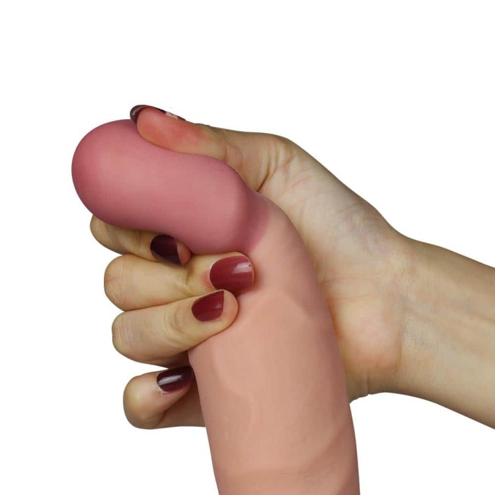 Vibrator Realistic The Ultra Soft Dude, Natural, 21.5 Cm 5