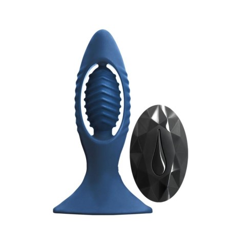 Jucarii Barbati, Vibrator Anal Renegade V2, Albastru, 11 Cm, pasiune.ro