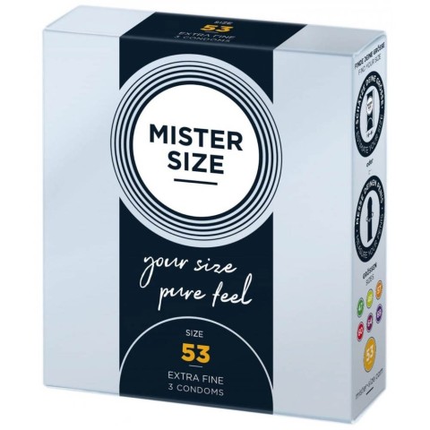 Pagina 3 - Prezervative, Mister Size 53 Mm Condoms 3 Pieces, pasiune.ro
