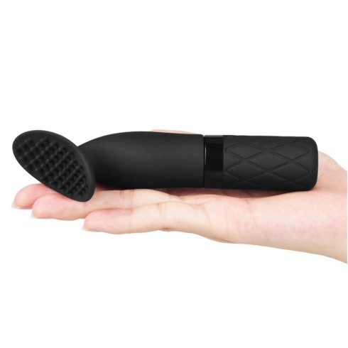 bila, Vibrator Clitoridian O-sensual Clit Jiggle, Negru, 14 Cm, pasiune.ro