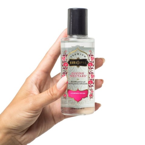 lubrifiant, Lubrifiant Pe Baza De Apa Cu Aroma De Capsuni Kamasutra 150 Ml, pasiune.ro