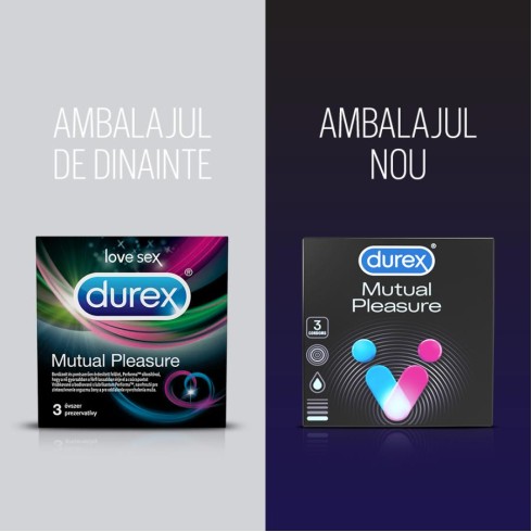 prezervative, Prezervative Durex Mutual Pleasure 3 Buc, pasiune.ro