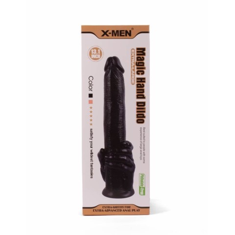 x-men, Dildo Realistic Magic Hand, Negru, , pasiune.ro