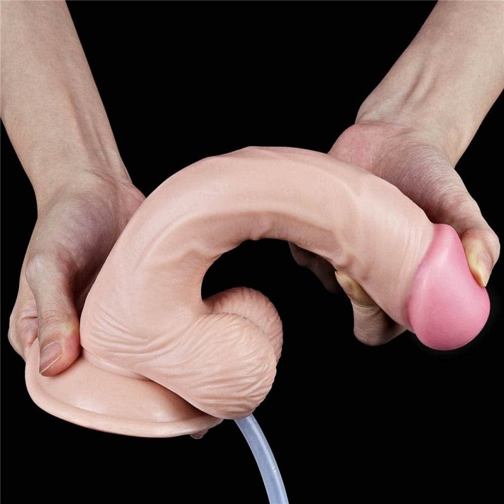 Dildo Clasic Cu Functie Ejaculare Squirt Extreme, Natural, 22.8 Cm 19