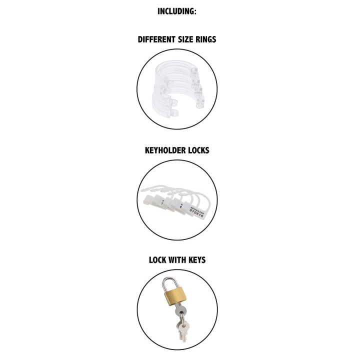 Dispozitiv De Castitate Masculina Hidden Desire Din Acril 5