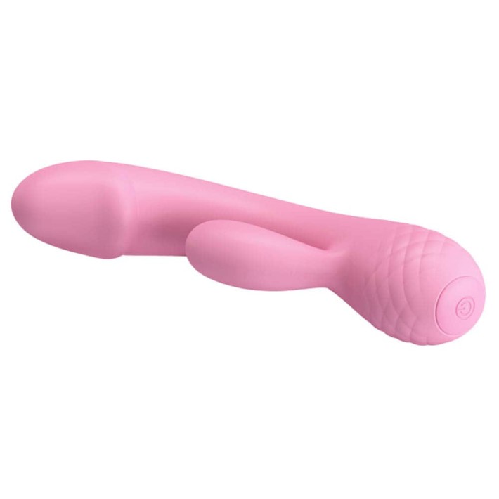 Vibrator Rabbit Ron, Roz Pudrat, 17.5 Cm 3