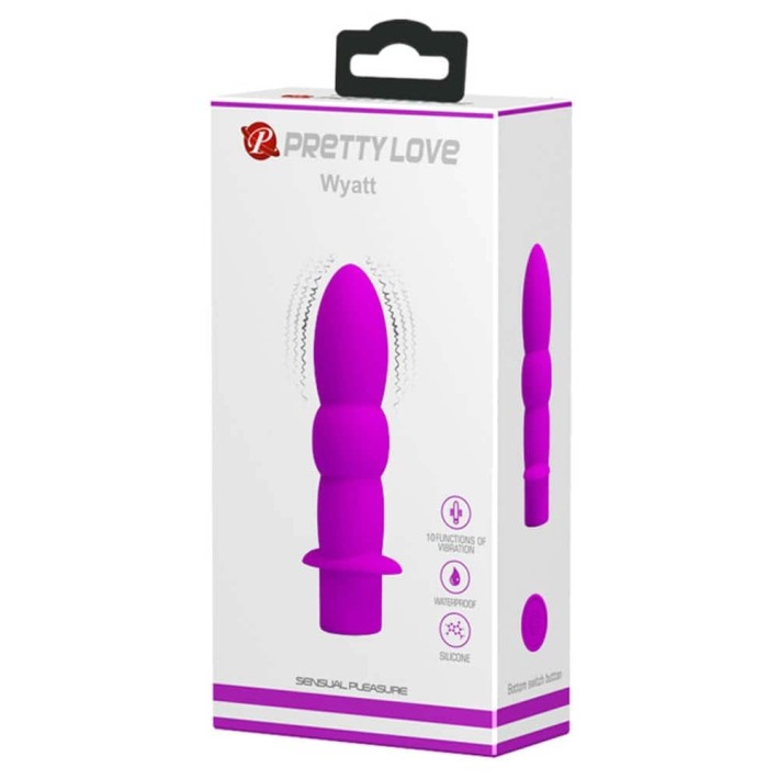 Dop Anal Cu Vibratii Wyatt, Mov, 11.5 Cm 5