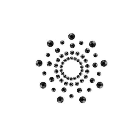 Nipple Covers, Bijuterii Intime Adezive Nipple Covers Mimi, Negru, pasiune.ro