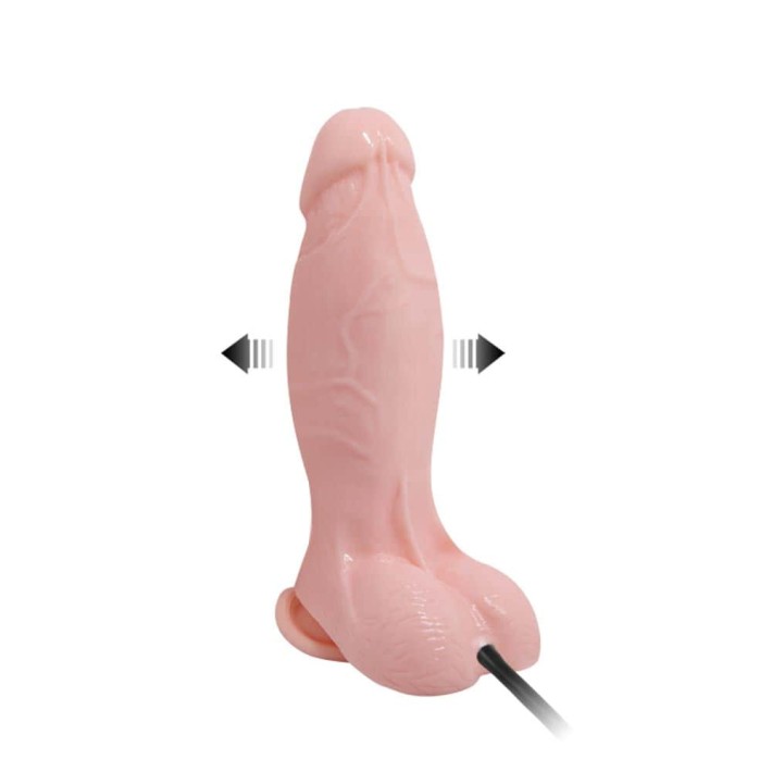 Dildo Realistic Gonflabil Cu Ventuza, Natural, 18 Cm 7