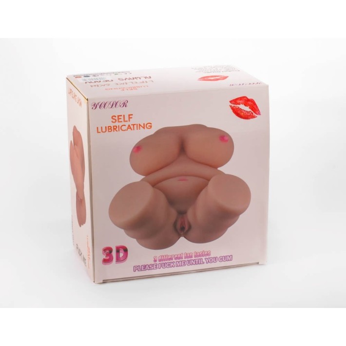 Masturbator 2-in-1 Double Hole 3d V 6