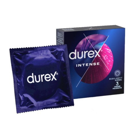 Durex, Prezervative Durex Intense Orgasmic, 3 Bucati, pasiune.ro