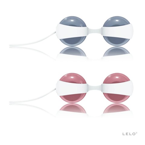 vagin, Bile Vaginale Kegel Lelo Luna, Roz/gri, 4 Buc., pasiune.ro