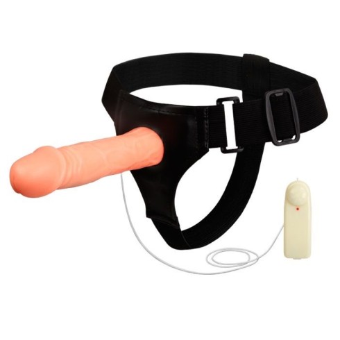 Strap-on/extensie Penis Cu Vibratii Ultra Passionate, Natural, 17 Cm