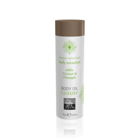 ulei, Ulei De Corp Luxuriant Comestibil - Cocos + Ananas, 75 Ml, pasiune.ro