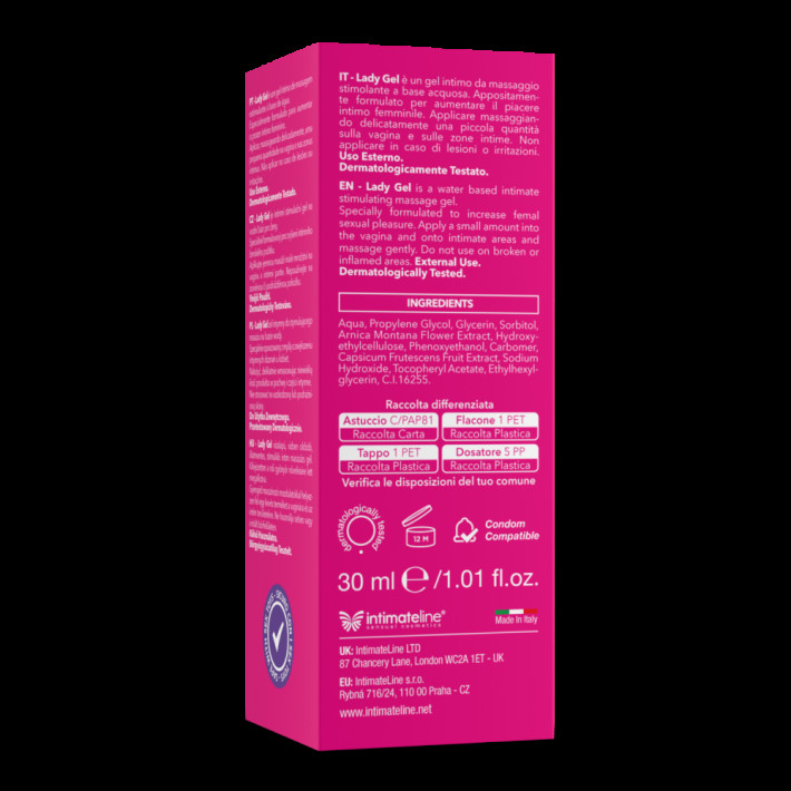 Gel Stimulant Cu Efect Incalzire Pentru Femei Lady Gel, 30 Ml 2
