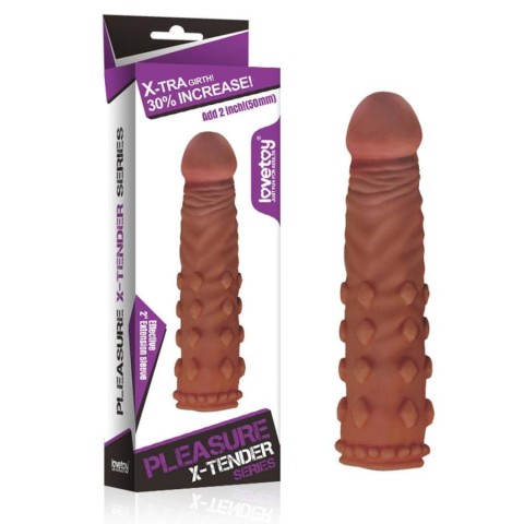 Mansoane penis, Extensie/manson Penis Pleasure X-tender, +5 Cm, pasiune.ro