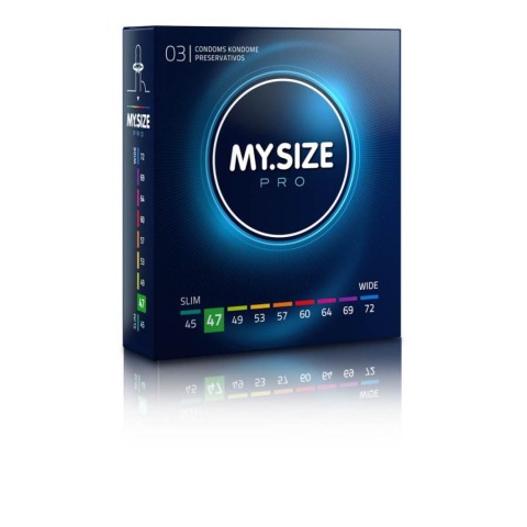 Prezervative, Prezervative My Size Pro Diametru 47 Mm (3 Buc.), pasiune.ro