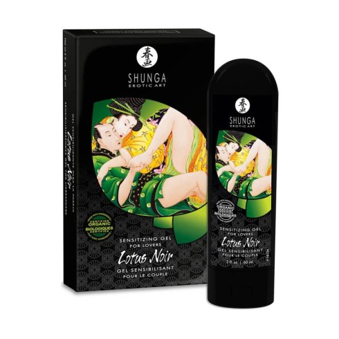 gel, Gel Stimulent Shunga Lotus Noir, 60 Ml, pasiune.ro