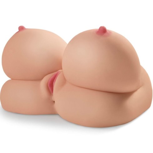 rosu, Masturbator 2-in-1 Cu Functie Audio Talk Interactive Titty Fuck-her, pasiune.ro