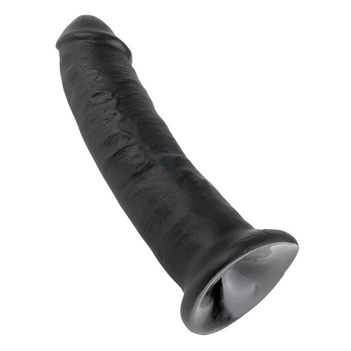 Dildo Clasic Cu Ventuza King Cock, Negru, 22.5 Cm 3