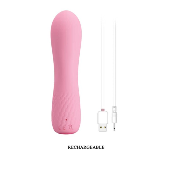 Vibrator Alice, Roz Deschis, 12 Cm 7