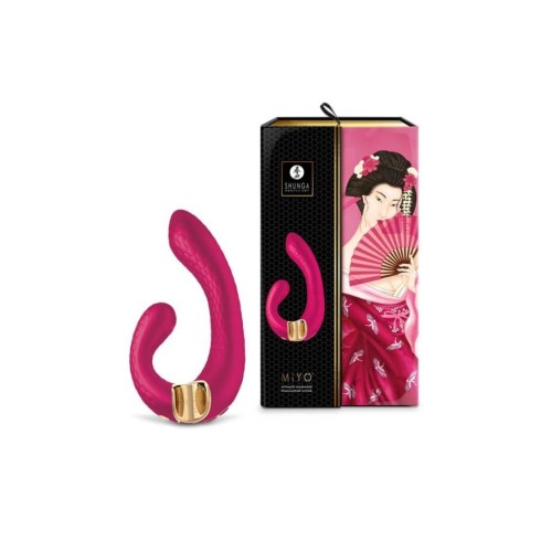 stimulator, Vibrator Dublu Miyo, Rosu, pasiune.ro
