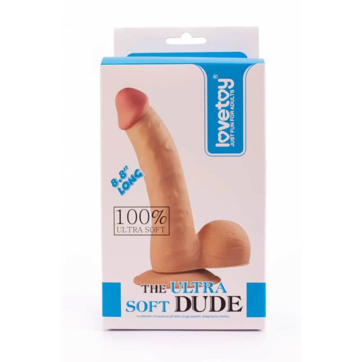 Dildo Clasic The Ultra Soft Dude, Natural, 22 Cm 4