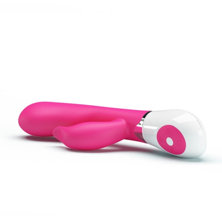 Vibrator Rabbit Cu Functie Vocala Felix, Roz, 20.5 Cm 6