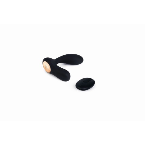 Svakom, Vibrator Anal Vick, Negru, 10 Cm, pasiune.ro