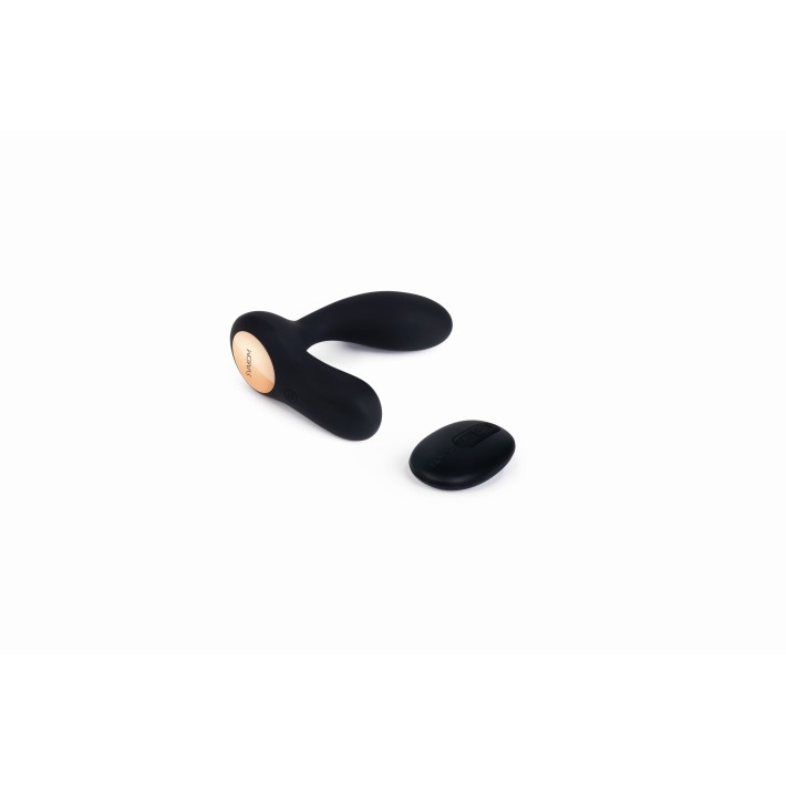 Vibrator Anal Vick, Negru, 10 Cm 2