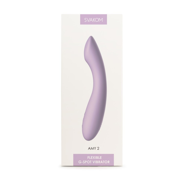 Vibrator Punctul G Amy 2, Lila, 17.5 Cm 8