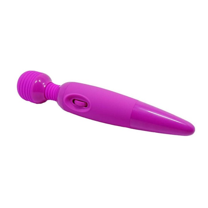 Vibrator Bagheta Power Wand, Violet, 25 Cm 3