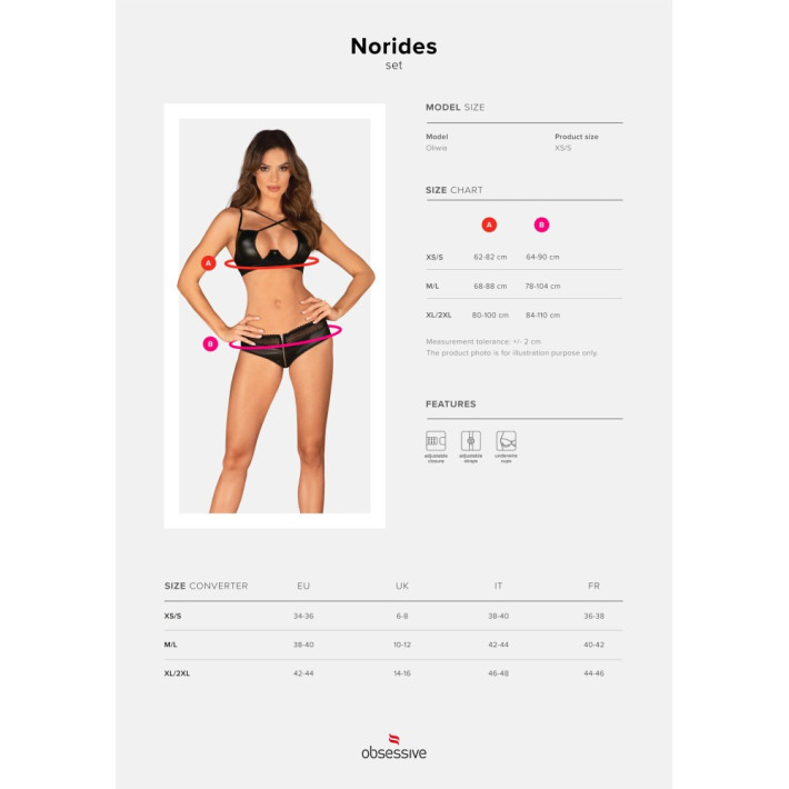 Norides 2-pcs Set   Xs/s M/l, Xl/2xl, Xs/s 14