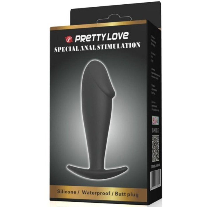 Dop Anal Special Stimulation, Negru, 10 Cm 4