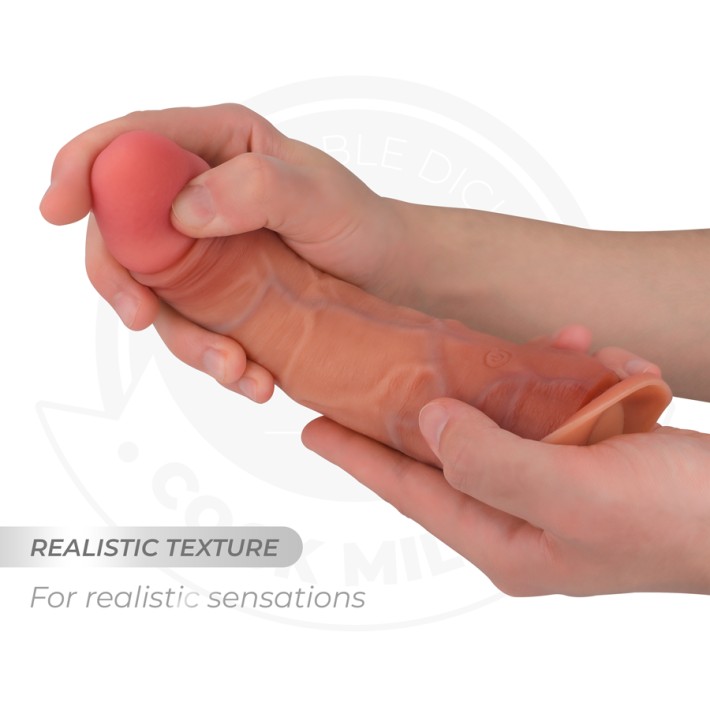 Vibrator Realist Cock Miller Cu Ventuza Si Telecomanda, 19.5 Cm 4