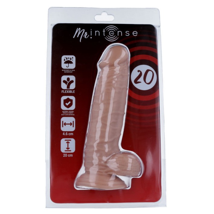 Dildo Realistic Mr Intense 20, 20-4.6 Cm 3