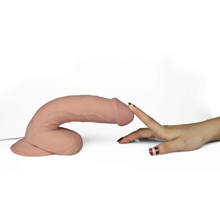 Vibrator Realistic The Ultra Soft Dude, Natural, 21 Cm 5